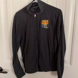 E904- Sz XS Zipper Grey Jacket NWOT State of Arizona